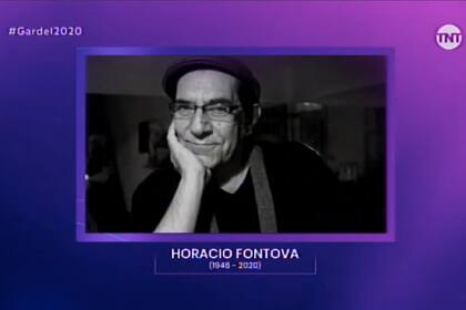 Horacio Fontova, en el homenaje a los músicos fallecidos en el último período