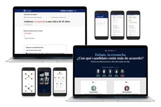 Con 23 distinciones y dos medallas de plata por su diseño, LA NACION fue el medio de la región más premiado