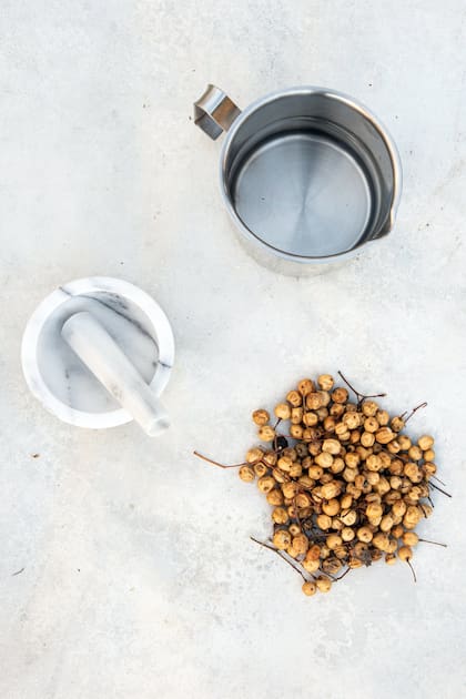 Preparado purín de paraíso.