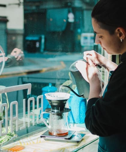Preparando un guayoyo en Argentina