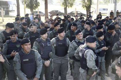 Preparativos de Gendarmería, Fuerzas Federales, Policía y Prefectura en Rosario