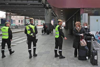 Presencia policial en las calles de España