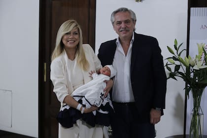 Presentación de Francisco, el hijo de Fabiola Yáñez y el presidente, Alberto Fernández