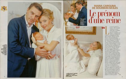 Presentación de María Carolina en la revista Point de Vue