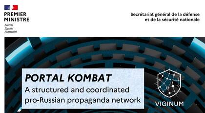 Presentación del informe del gobierno francés sobre la red "Portal kombat" de fake news originadas en Rusia