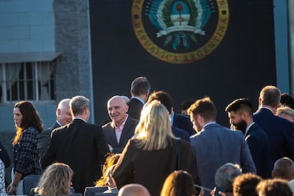 Presentación del nuevo código penal en Ezeiza. Está José Luis Espert