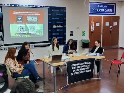 Presentación del tercer Registro Unificado de Violencias en la Facultad de Psicología de la UBA (gentileza)