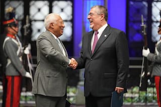Presidente del Consejo Europeo visita por primera vez Guatemala para hablar de cooperación