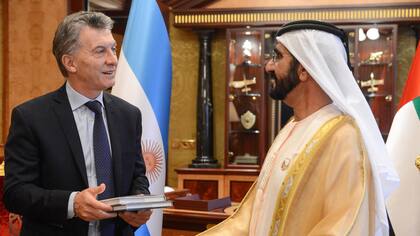 Mauricio Macri se reunió hoy con el vicepresidente y primer ministro de Emiratos Árabes Unidos, Sheik Mohammend Bin Rashid Al Maktoum