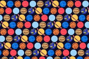 Desafío visual: ¿podés encontrar las pelotas de básquet entre los planetas?
