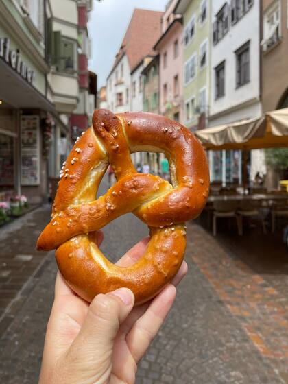 Pretzel en Bolzano.