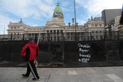 Previa de la marcha de los jubilados en la zona del Congreso
