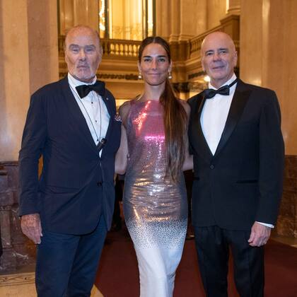 Previo a la función, Gino Bogani y Juana Viale conversaron con el director general del Teatro Colón