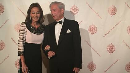 Preysler y Vargas Llosa, en la gala de la Hispanic Society of America
