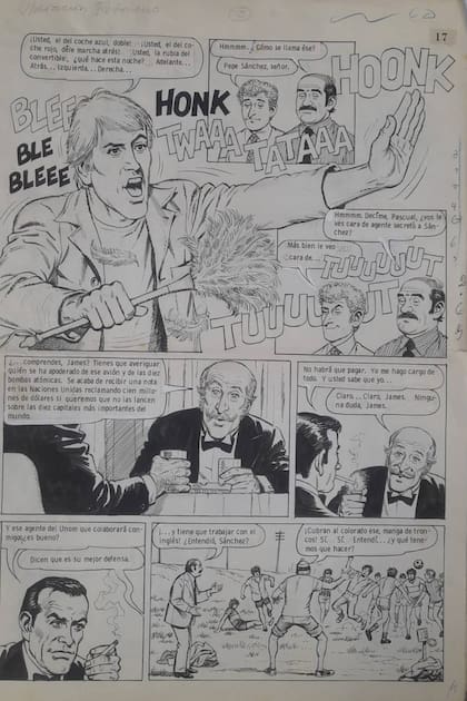 Primera aparición de Pepe Sánchez donde aparece la figura de Sean Connery, en representación del agente 007