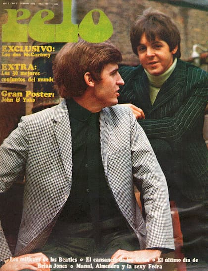 Primera edición de la revista Pelo, febrero 1970