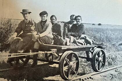 Primera visita de Jorge Bunge a los campos de Valeria Guerrero