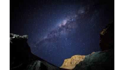 Primeras estribaciones del Valle de la Luna en las afueras de San Pedro de Atacama, Chile