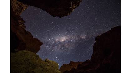 Cañadón cercano al Río San Pedro que es encausado y racionado para riego de cultivos en San Pedro de Atacama