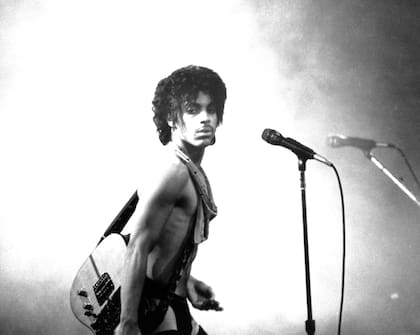 Prince en concierto, hacia fines de los años 70