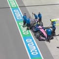 Colapinto no pudo dar ni una vuelta en Montreal: entró a boxes, se bajó del auto y no volvió a pista