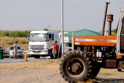 Productores autoconvocados en la zona de Alto Fierro, en la ciudad de Córdoba