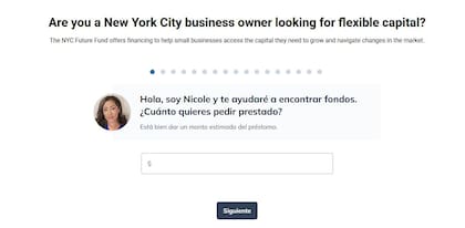 Programa de ayuda para pequeños negocios en la ciudad de Nueva York