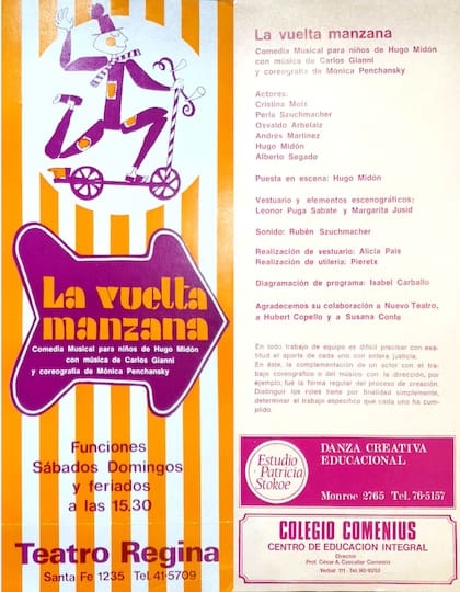 Programa original de La vuelta manzana (1970)