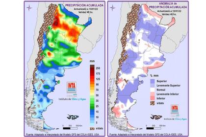Pronóstico agroclimático desde el lunes 17 hasta el sábado 22 de este mes