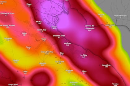 Pronóstico de lluvias para CABA y varias ciudades de la provincia de Buenos Aires, este viernes 7 de marzo