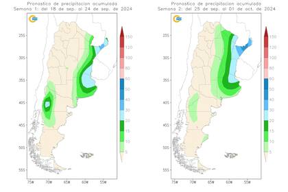 Pronóstico de precipitación acumulada
