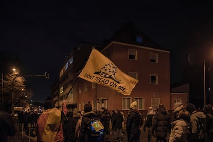Protesta antivacuna en Nuremberg