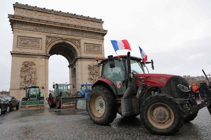 Protesta de agricultores en París
(Thomas SAMSON / AFP)