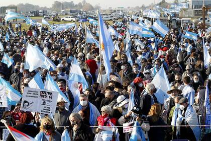 Protesta del campo en San Nicolás