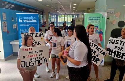 Protesta en el Hospital Nueva Maternidad de Córdoba
