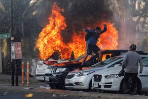 Violentas protestas en la apertura del festival Viña del Mar en Chile