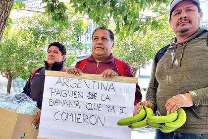 Protesta en La Paz, Bolivia, por exportaciones hacia la Argentina que no fueron pagadas