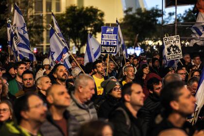 Protestas contra el gobierno de Isarael en reclamo del rescate de los rehenes