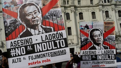 Protestas contra el indulto a Fujimori