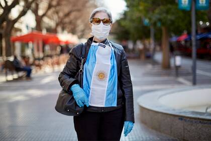Protestas contra la reforma judicial en la ciudad de Mendoza