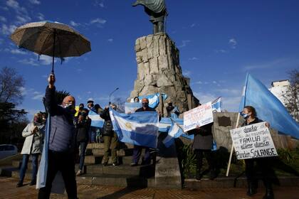Protestas contra la reforma judicial en Mar del Plata