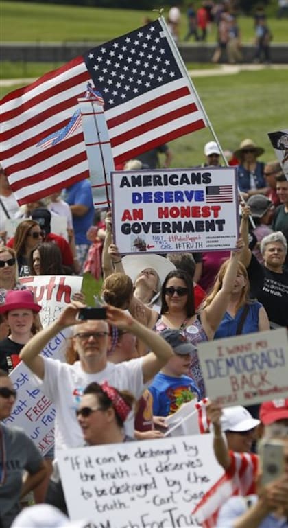 Protestas contra Trump, en Washington