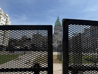 Protestas de organizaciones sociales y sindicatos en el Congreso de la Nación