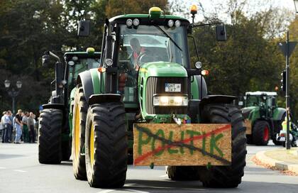 Críticas a la política agropecuaria de Merkel