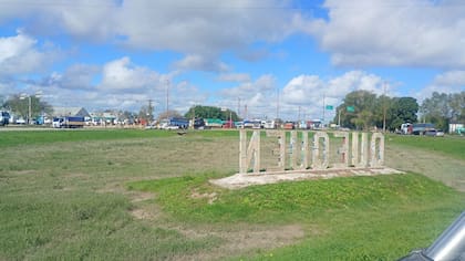 Protestas de transportistas en la rotonda de Quequén