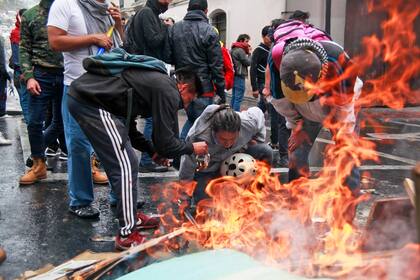 Protestas en Ecuador