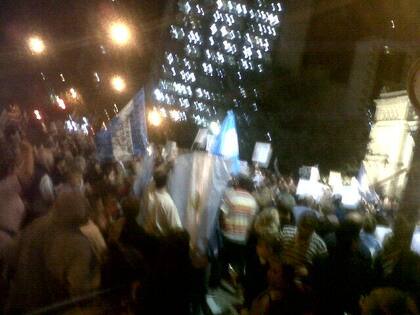 Protestas en la ciudad de La Plata