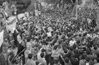 Protestas en la Embajada de Estados Unidos en Irán el 5 de noviembre de 1979