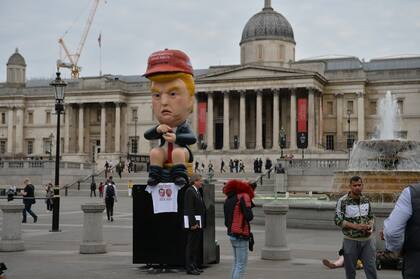 Protestas en Londres contra Trump