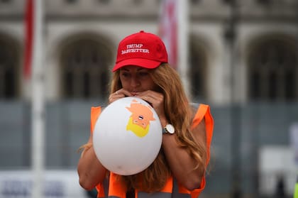 Protestas en Londres contra Trump